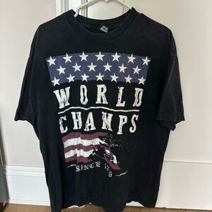 Black World Champs Graphic T-Shirt